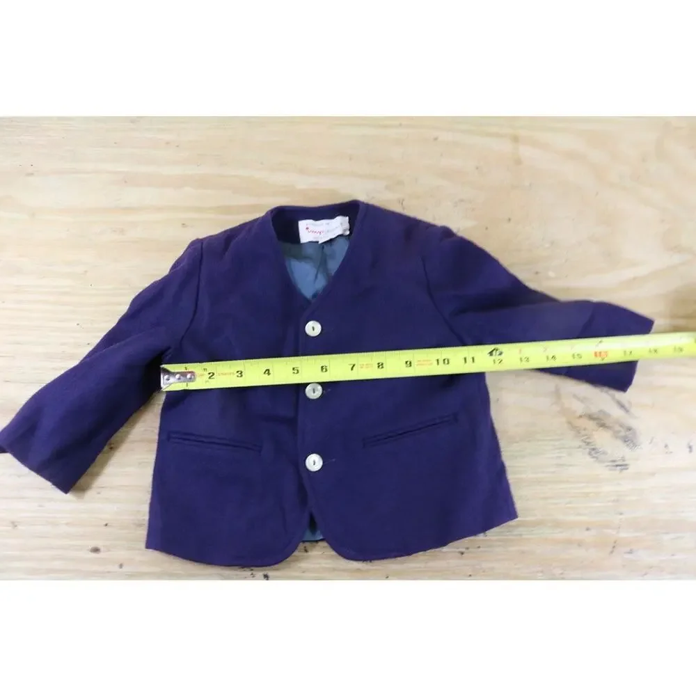 Vintage Imp Originals Kids XL Blue Blazer Wool Toddler